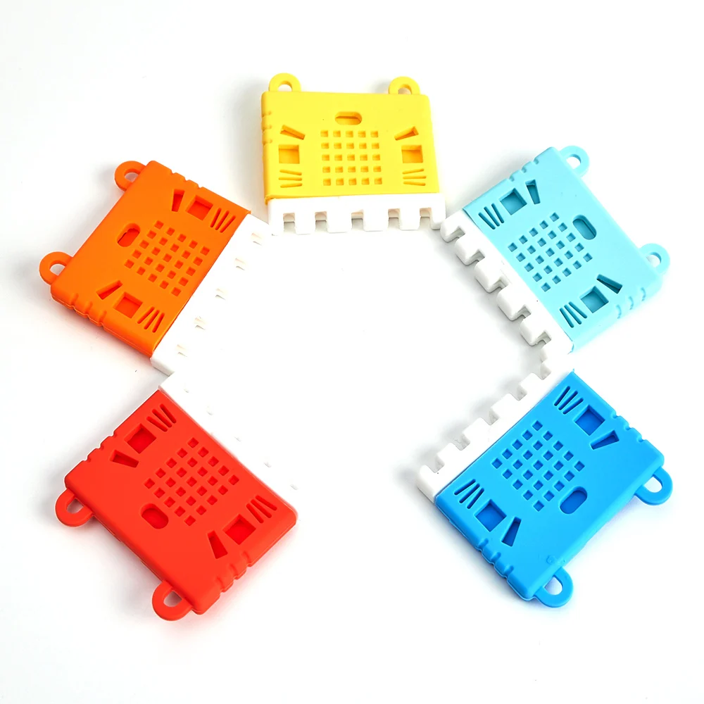 Para micro: bit silicone colorido escudo protetor espessura grau alimentício placa de programação de silicone módulo capa protetora