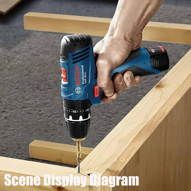 BOSCH GSB 120-Li Impact Drill/Driver 12V Compact Multi-Function Rechargeable Lightweight Electric Screwdriver Bare Tool