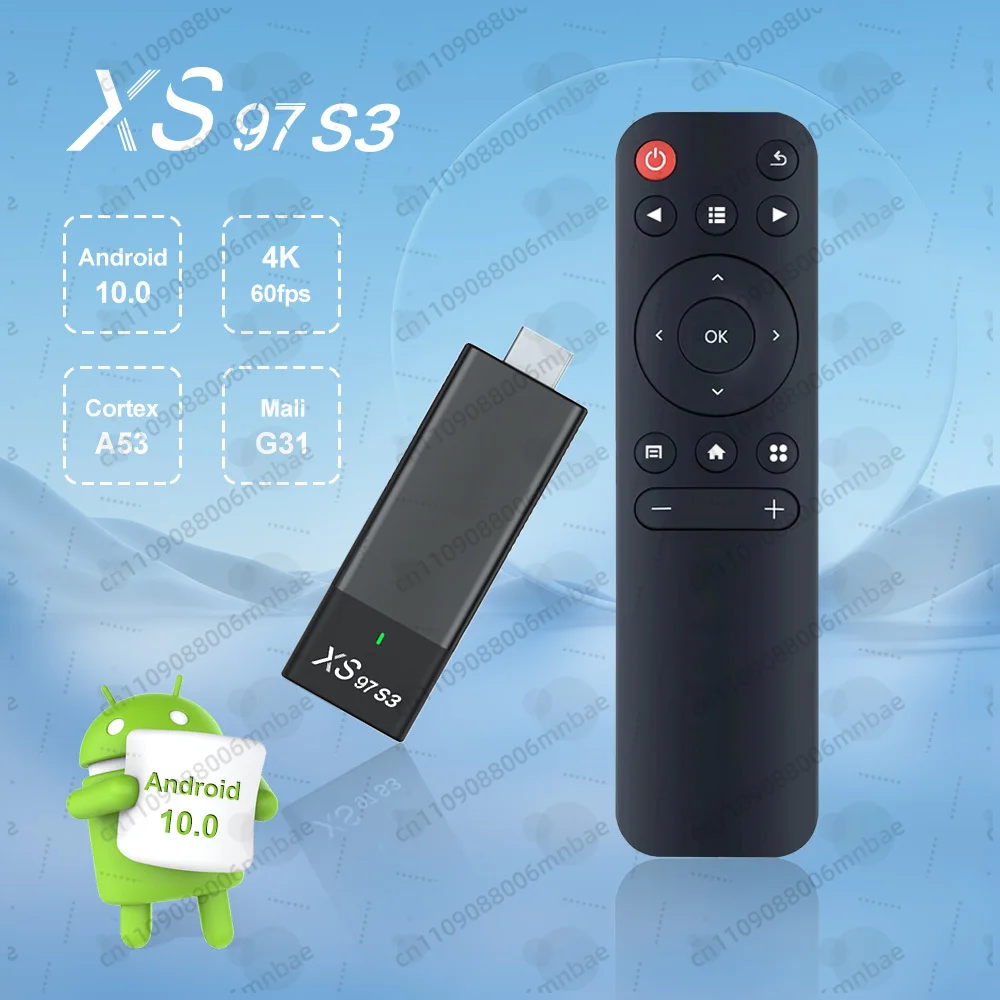 

XS97 S3 Smart Tech HD Tvstick Android 10 TV Dongle Allwinner H313 4K Android TV Stick With Remote Control
