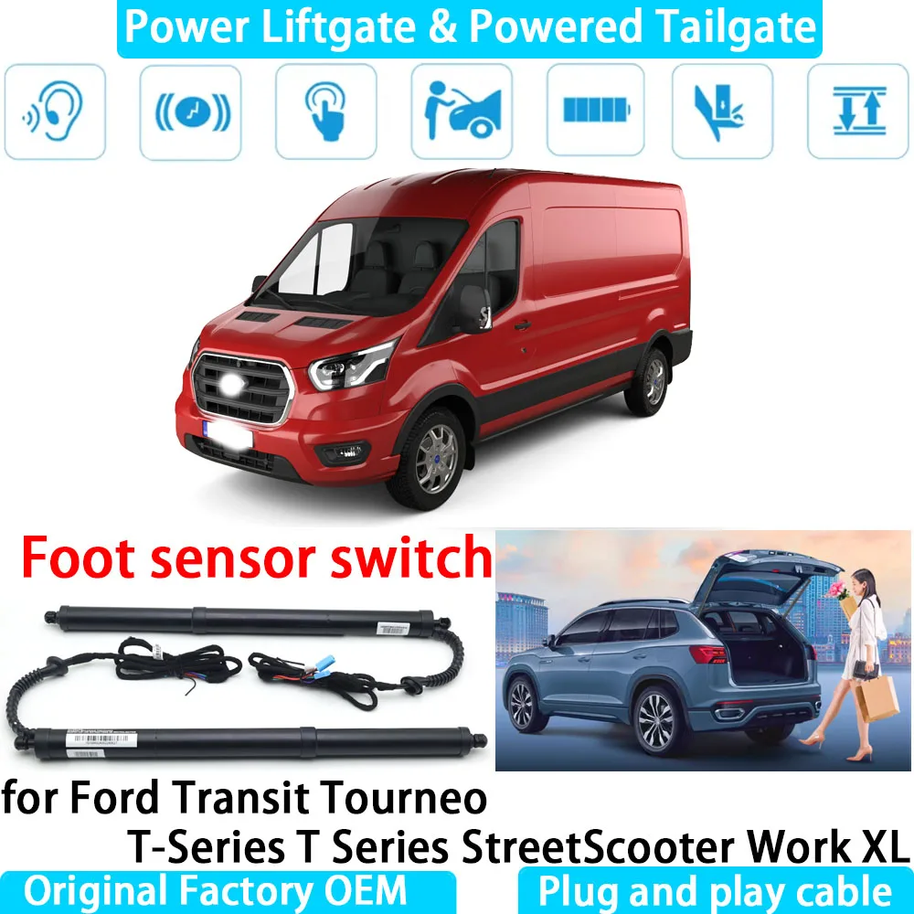 

for Ford Transit Tourneo T-Series T Series StreetScooter Work Automatic Electric Power Liftgate Powered Tailgate Strut Tail Gate