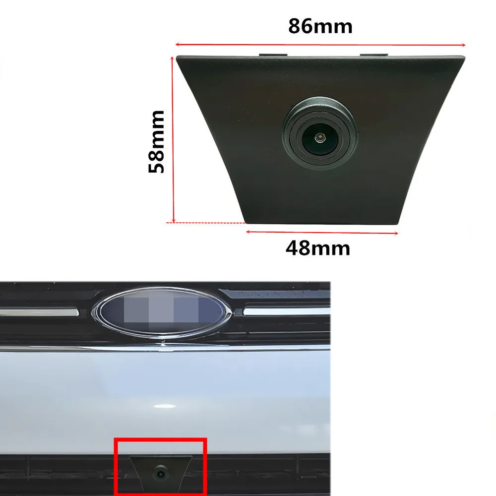 

YIFOUM HD CCD Car Front View Parking Night Vision Positive Waterproof Logo Camera For Ford Kuga Escape 2013-2016 2017 2018 2019