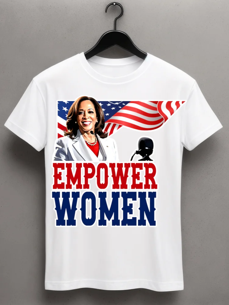 Camiseta de Kamala Harris 2024, camiseta Empower Woman, elección presidencial de Kamala, 2024