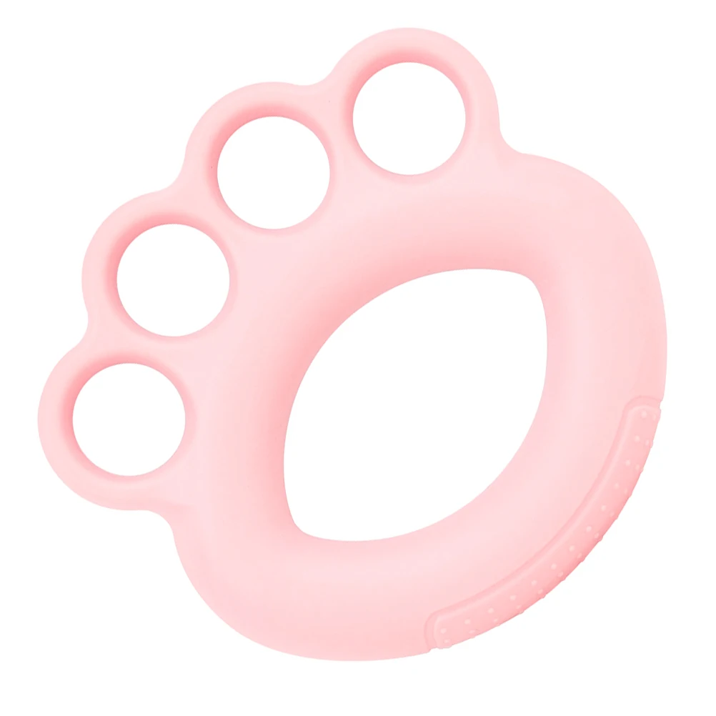 

Silicone Exerciser H Strength Trainer Pink Child Five Fingers Wrist Strengthener Portable Travel Size Long Lasting