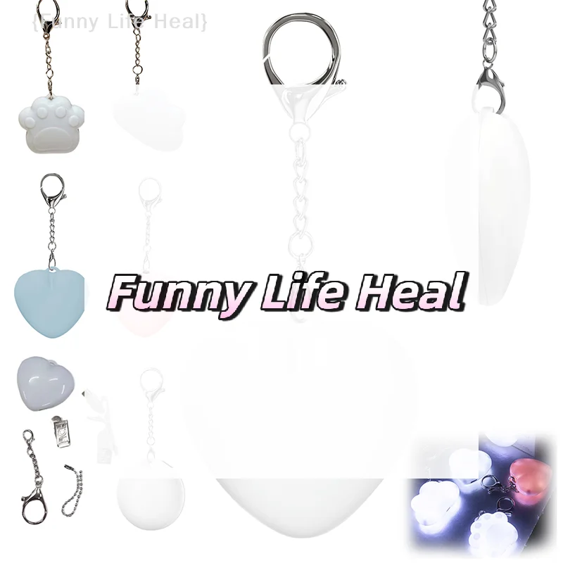 

Heart Shaped Purse Light, Women's Tote Bag LED Glow Lamp with Touch Sensing