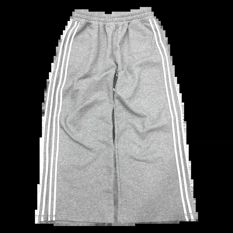 2025 Y2k New HCW Sports Two Piece Set Men and Women Harajuku Hip Hop Striped Embroidered Zipper Hoodie Fashion Sweats eqs9X