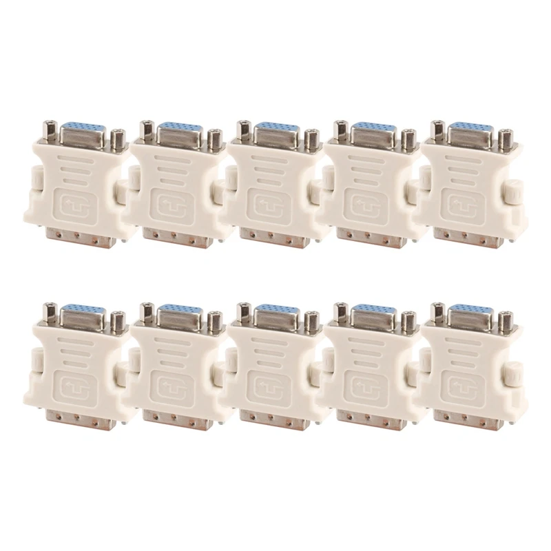 

10X DVI Male Adapter (DVI - D 24 1) To Female VGA (15-Pin)