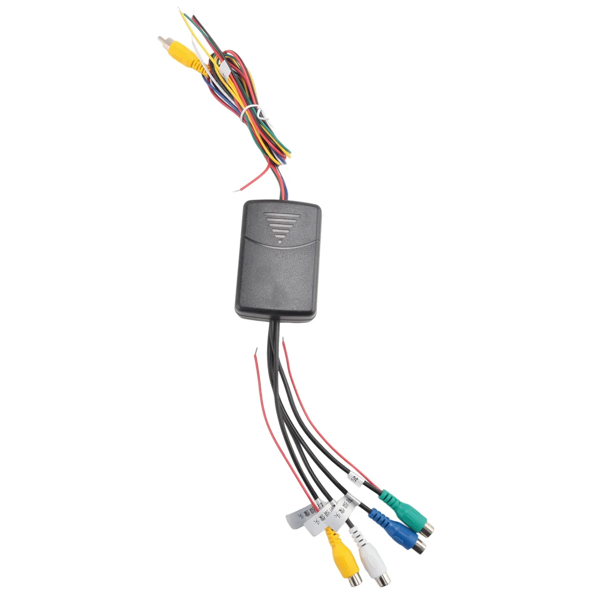 4 Cameras in 1 Video Control Image Combiner Channel Converter Box for Car Driving System Front Rear Left Right Views