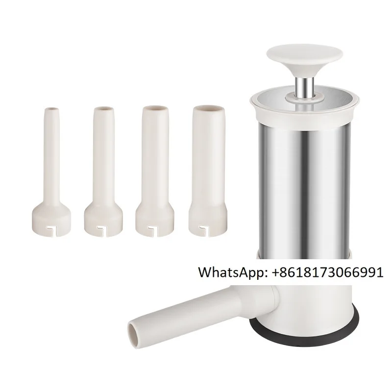 

Stainless steel sausage filling device, home made sausage, sausage, meat ball, magic tool, manual casing