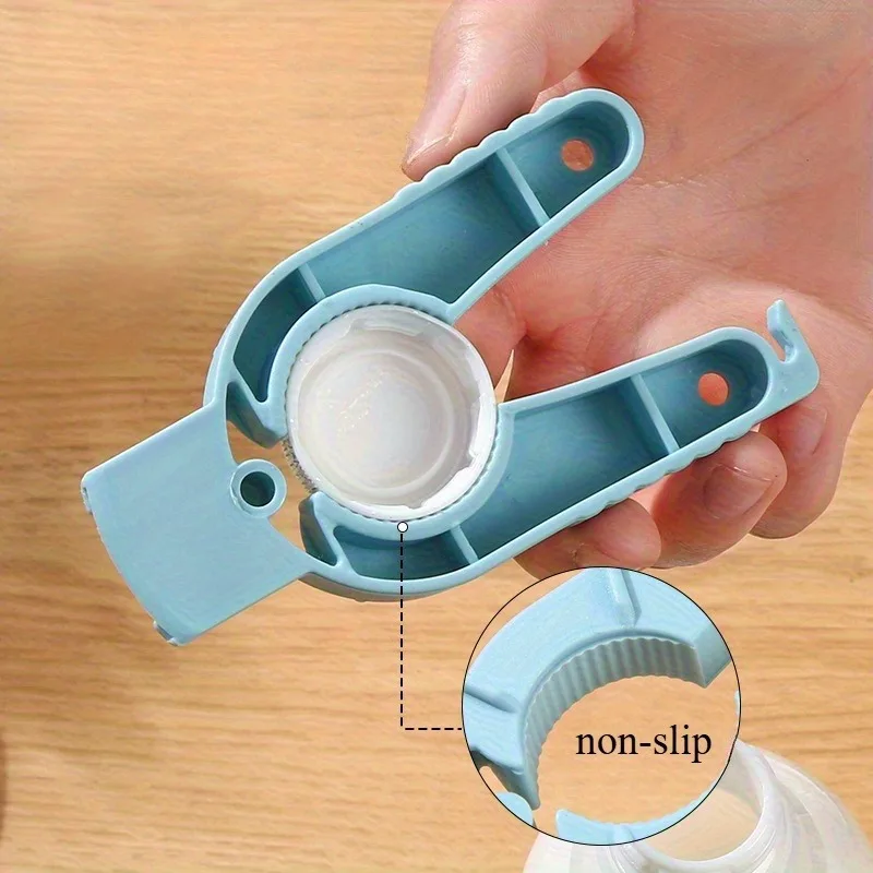 Multifunctional Bottle Opener Plastic Can Opener Water Bottle Gripper Jar Lid Remover Pull Tab Soup for Weak Hand Senior Elderly