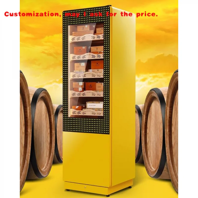

custom.RACHING Factory New Arriving COH300A Cigar Humidor Cabinet Display and Storage