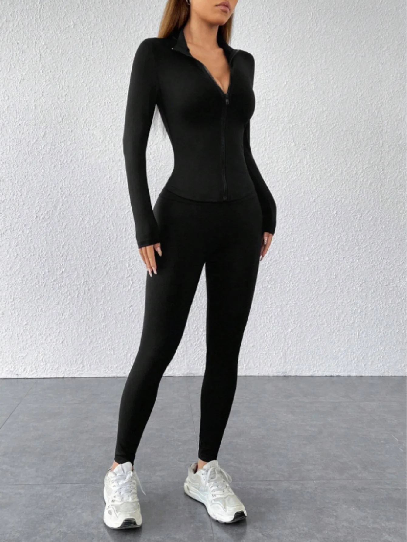 Nieuwe professionele yoga-jas voor dames, buiten hardlopen, pilates, afslankende fitnesstop met lange mouwen voor fietsen en gymnastiek