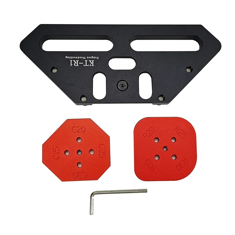 Kt-R1 Woodworking Arc Positioning Template Woodworking Rounded Corner R Corner Positioning Plate