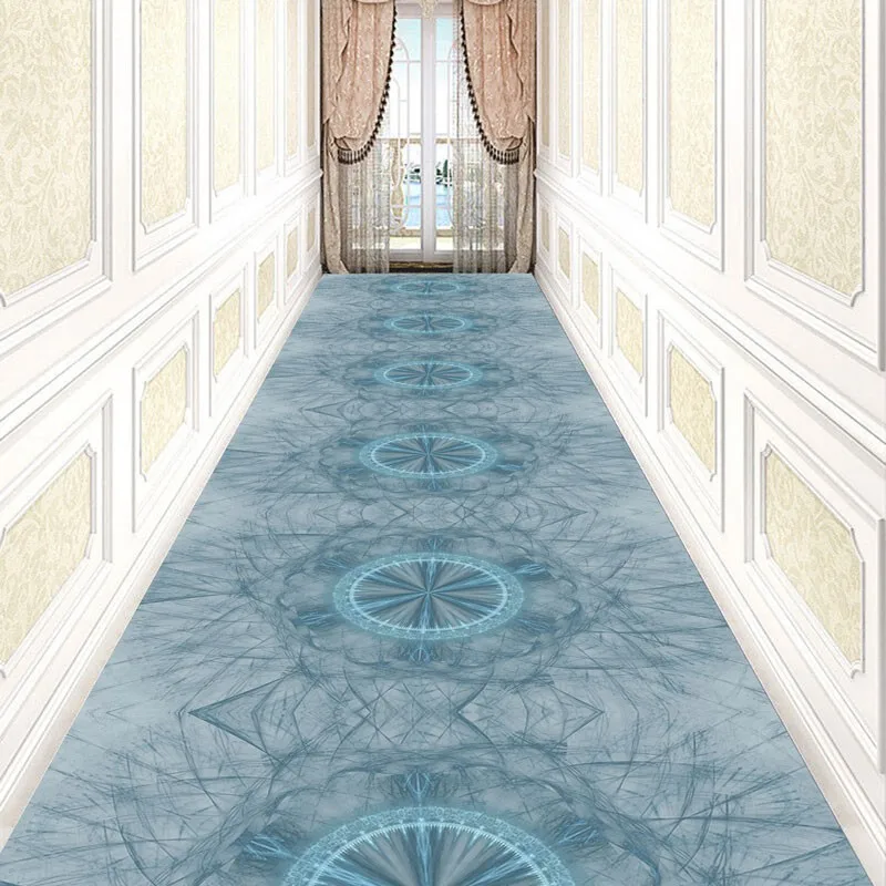 Reese Lobby Carpet Livingroom Porch Rug Hallway Corridor Aisle Restaurant Unique Kaleidoscope Abstract Mandala Design Decoration