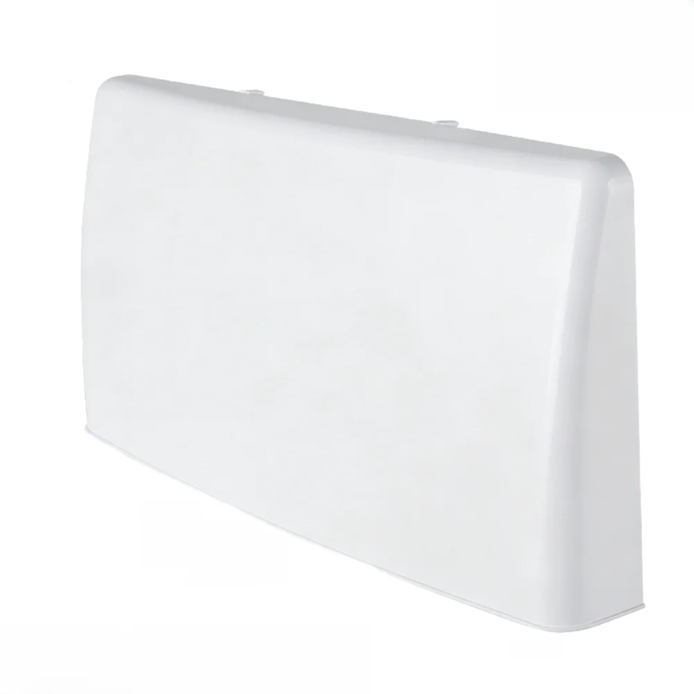 RV Side Wall Vent Cover Shell Featuring Low Profile Aerodynamic Design to Minimize Wind Load and Turbulence Effects