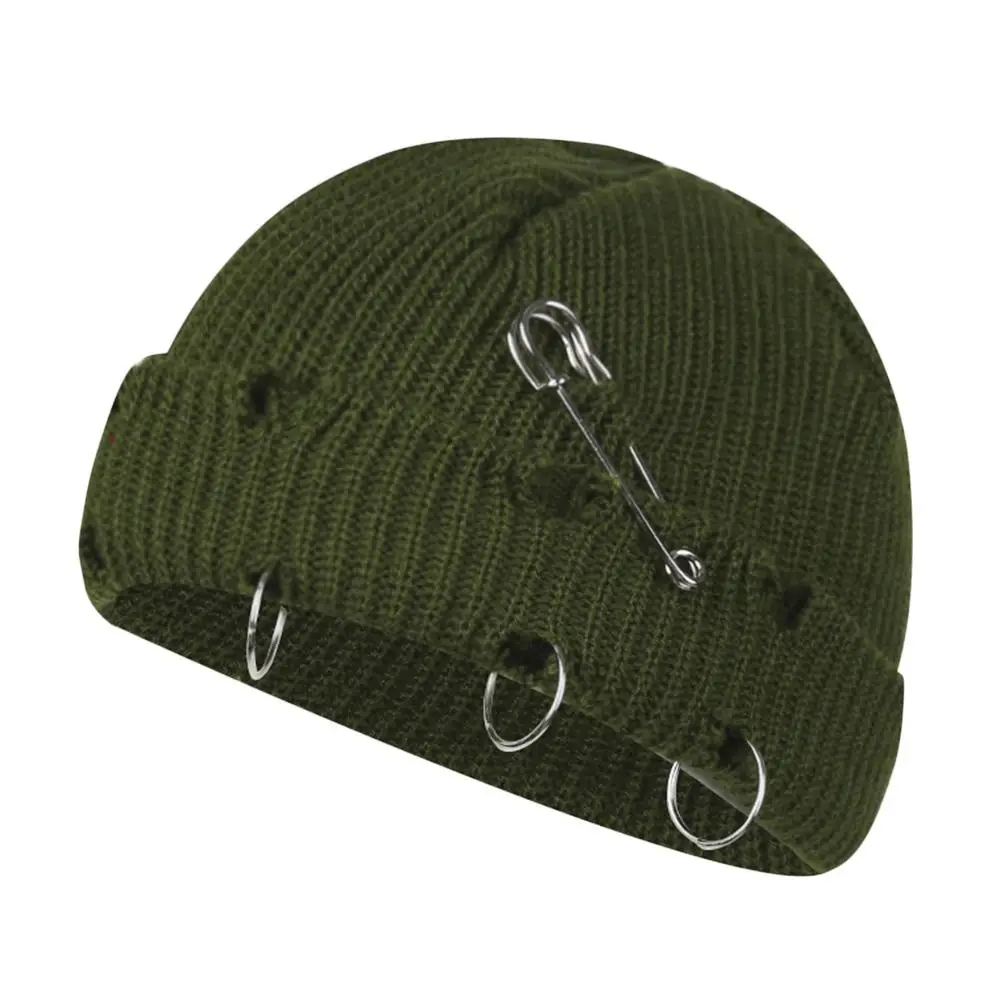 Fashion Winter Warm Knitted Cap Soft Thick Slouchy Bonnet Ca