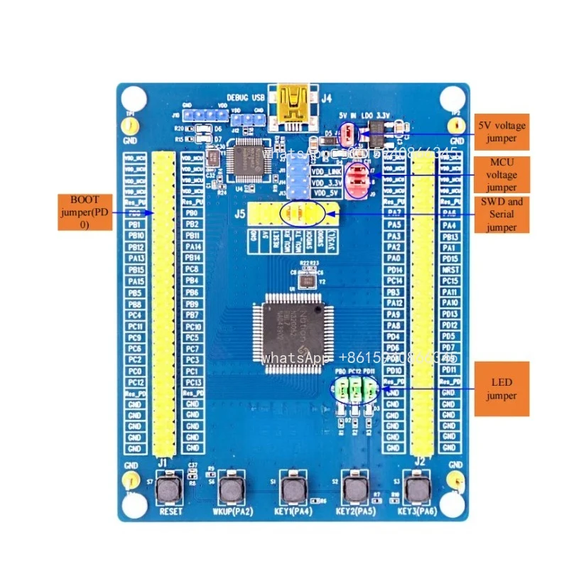 for Development Board N32G052RBL7-STB Evaluation Board