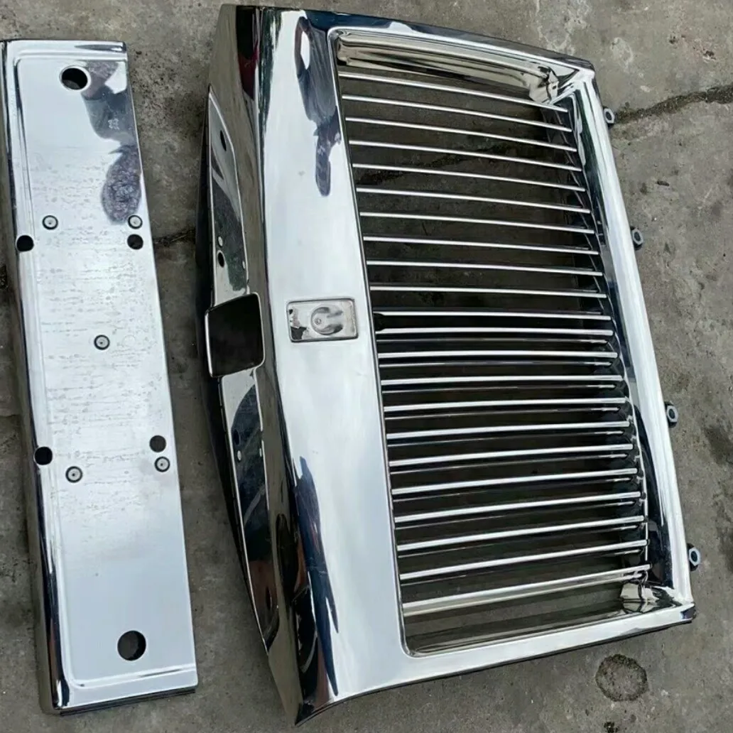 For Gustekulinan Phantom Body Parts Rolls-Royce Phantom Collars Front Bar Assembly Lower Guard With Middle Mesh Frame Rollers