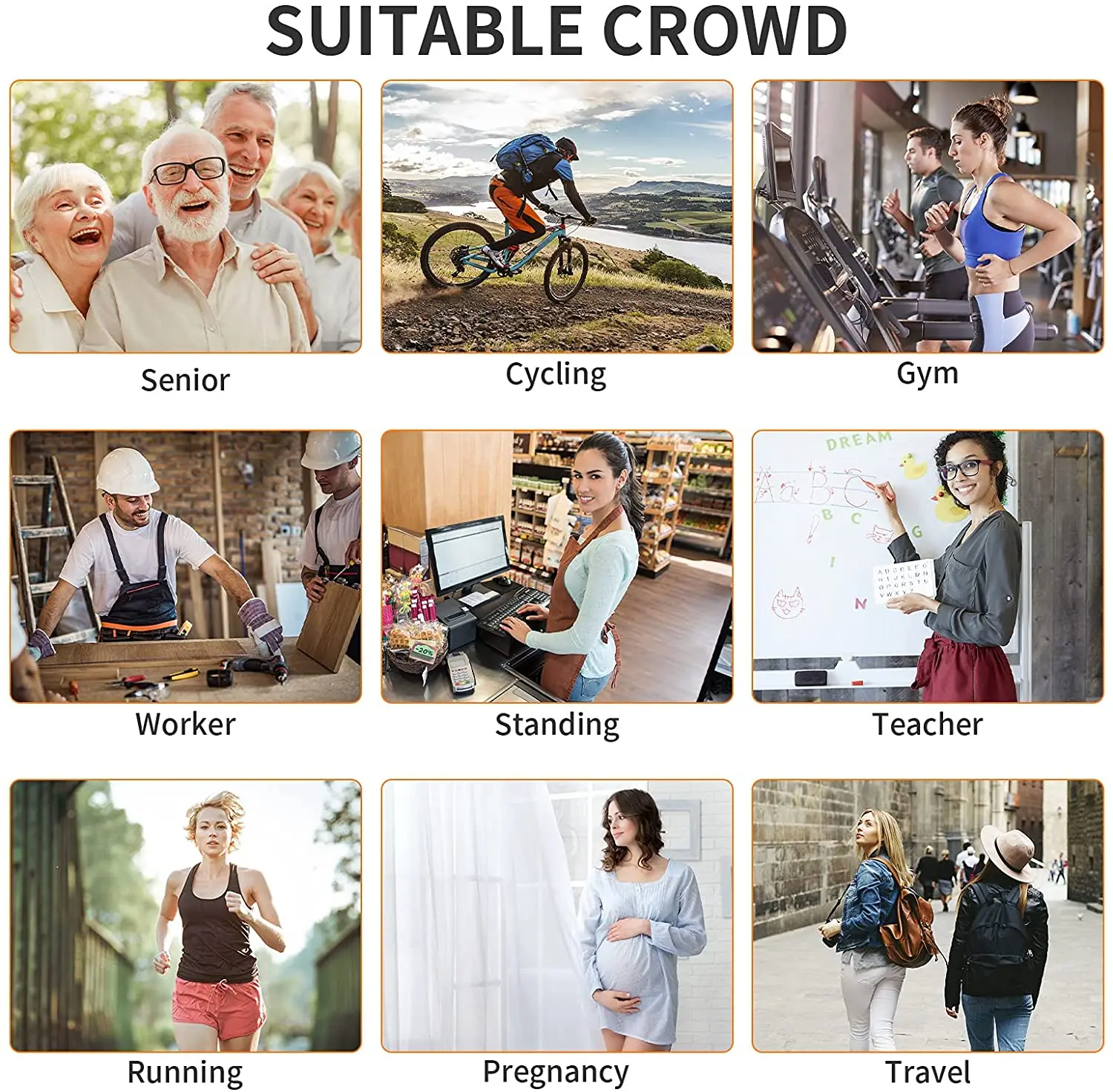 Meias de compressão S-XXL médicas para prevenir varizes, mangueira de suporte sem dedos para mulheres e homens, 1 par