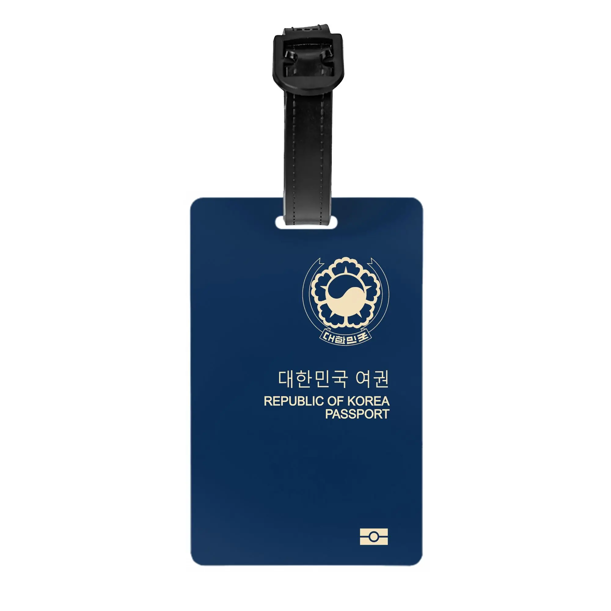 South Korea new version passport Luggage Tag  Travel Bag Suitcase Privacy Cover ID Label