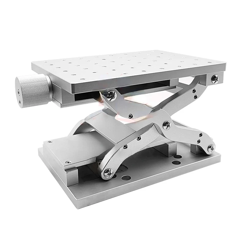 Manual Z-axis Lifting Table Scissor Type Adjustment Translation Shift Marking Machine Use