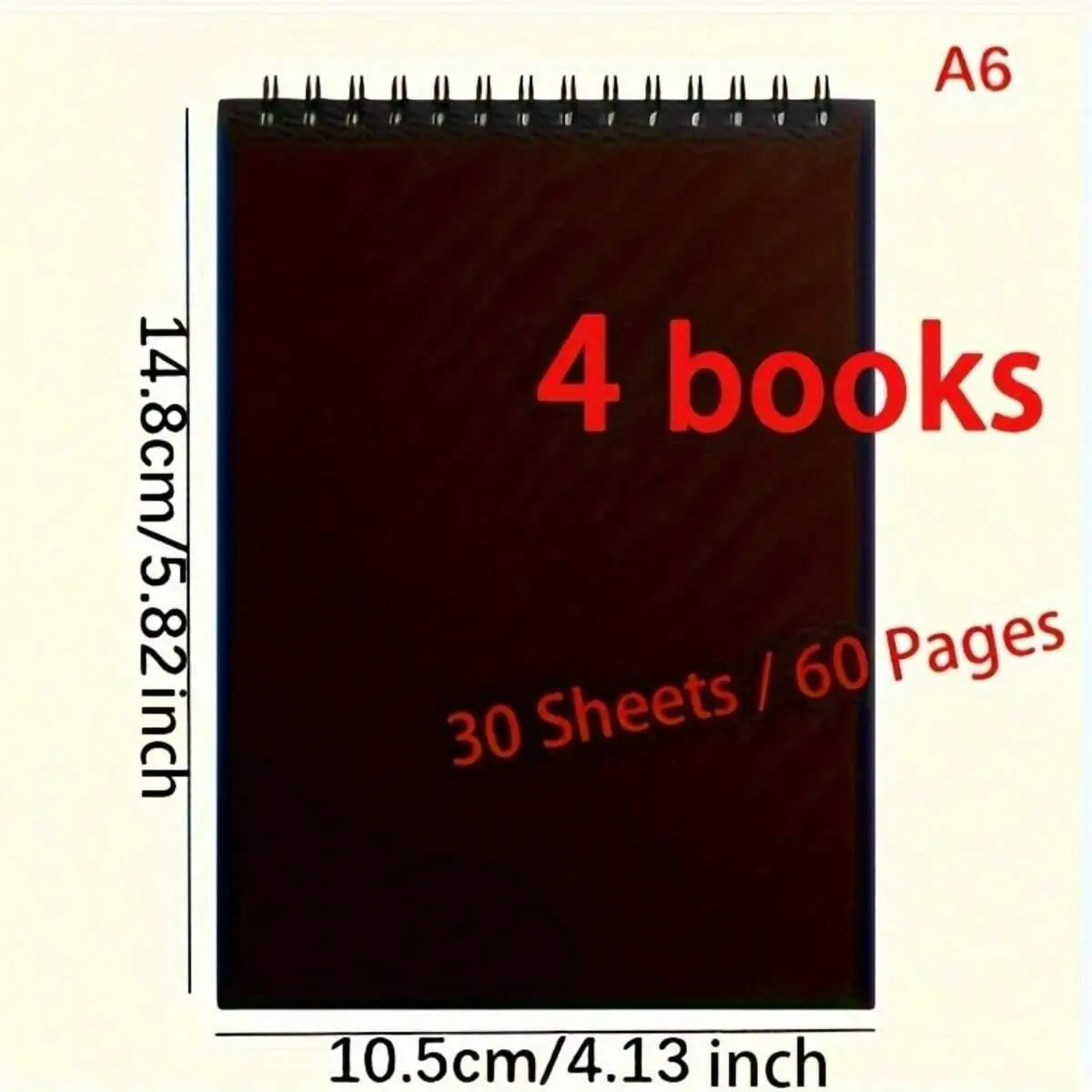 4pcs Premium Artistic Sketchbook Set - High-Quality Acid-Free Watercolor Paper, Top Spiral Bound, Ideal for Drawing, Writing,etc