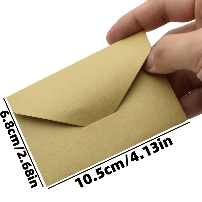 20pcs/Pack Mini Envelopes Blank Paper Small Greeting Card Name Card Letters Holder Gift Cover Wedding Invitation Supplies