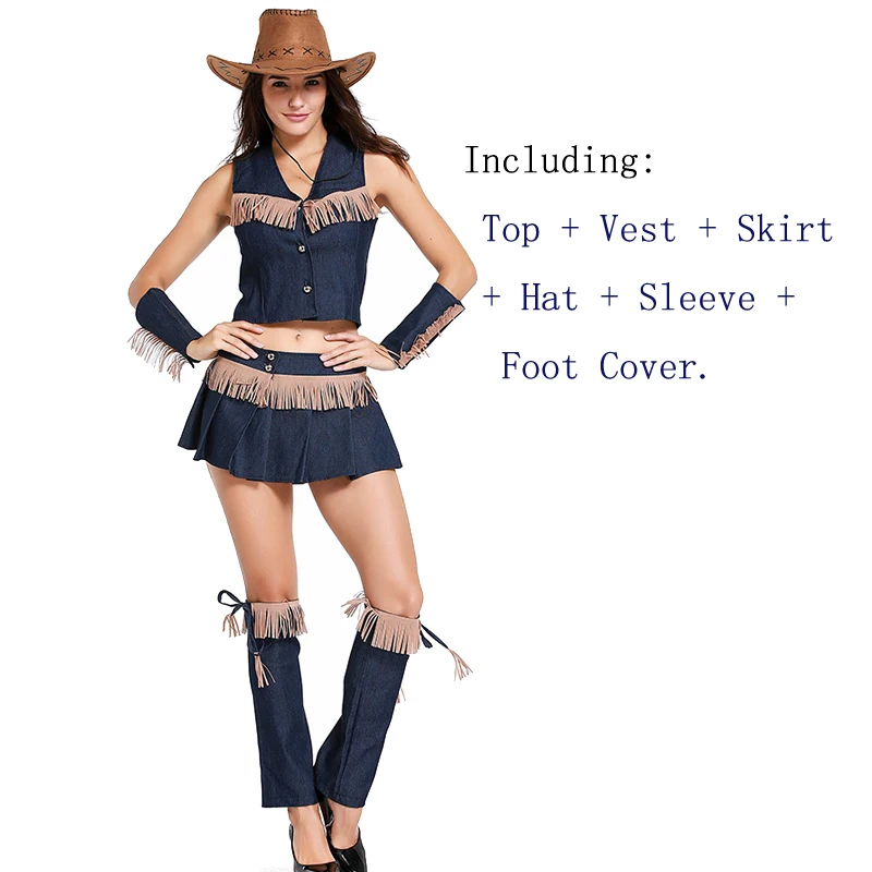 chinese dress ladies Womens Rhinestone Cowgirl Costume