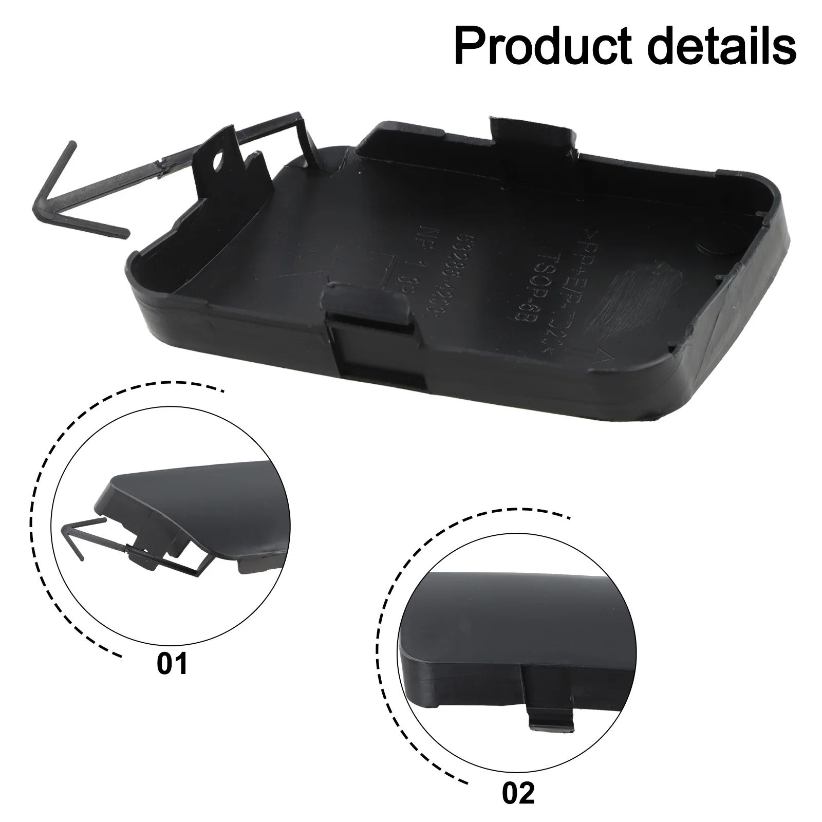 New Practical Tow Hook Cover Cover 53286-42931 ABS Plastic Car For TOYOTA for rav4 2006-2008 Front Left Right New