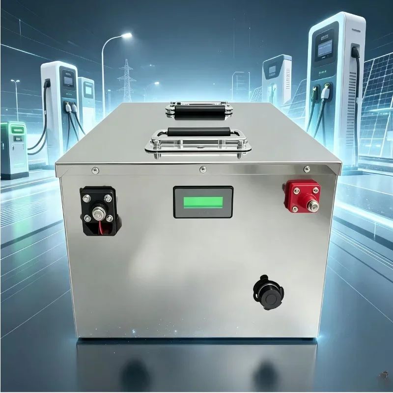 60V 50Ah/100Ah LiFePO4 Deep Cycle Battery with Bluetooth BMS, for Off-Grid Solar Storage, RV, Golf Cart, Marine Boat & Household