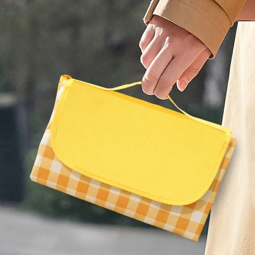 

Easy to Clean Foldable Design Picnic Mat Thick Cloth Waterproof cloth Waterproof Mat Handbag Sand-proof Portable Mat Travel