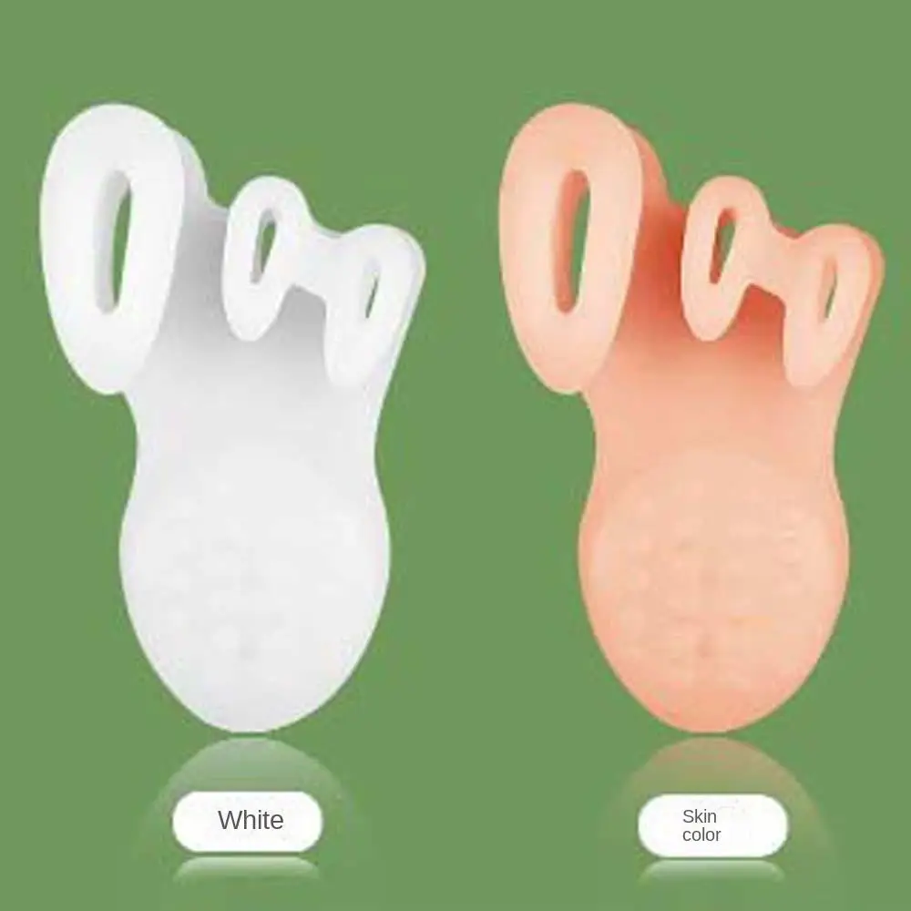 Feet Bone Thumb Adjuster Three Holes Toe Separators Toe Valgus Protector Foot Care Tools Three Holes Toe Straightener SEBS