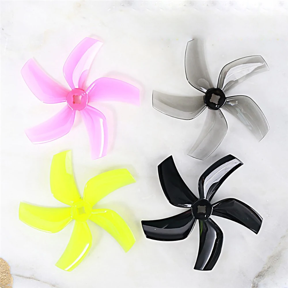 2Pairs GEMFAN D76 Ducted 76mm 3inch 5-Blade Propeller for RC 3inch Cinewhoop Duct Drone FPV Racing Freestyle