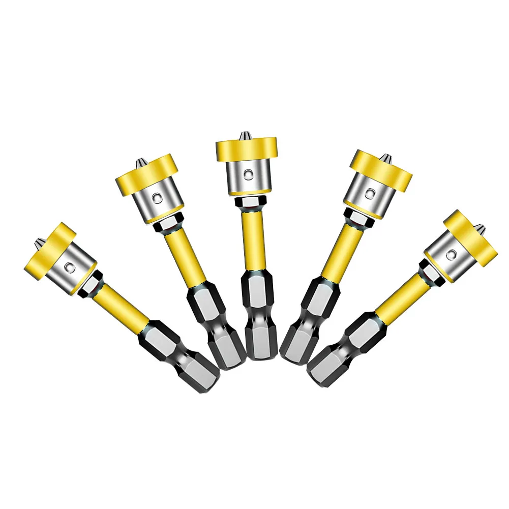 As Picture Magnetic Screwdriver Bits Mechanic Hand Tool Accessories Straight And Concentric Design Scaling Black Treatment
