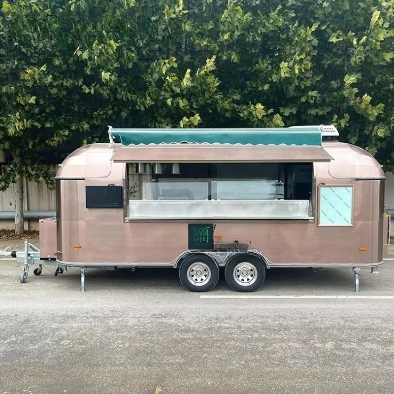 Fulai Mobile Shawarma Pizza Food Trailer Imbissagen Foodtruck Towable Coffee Shop Bar Hot Dog Food Trailers Fully Equipped