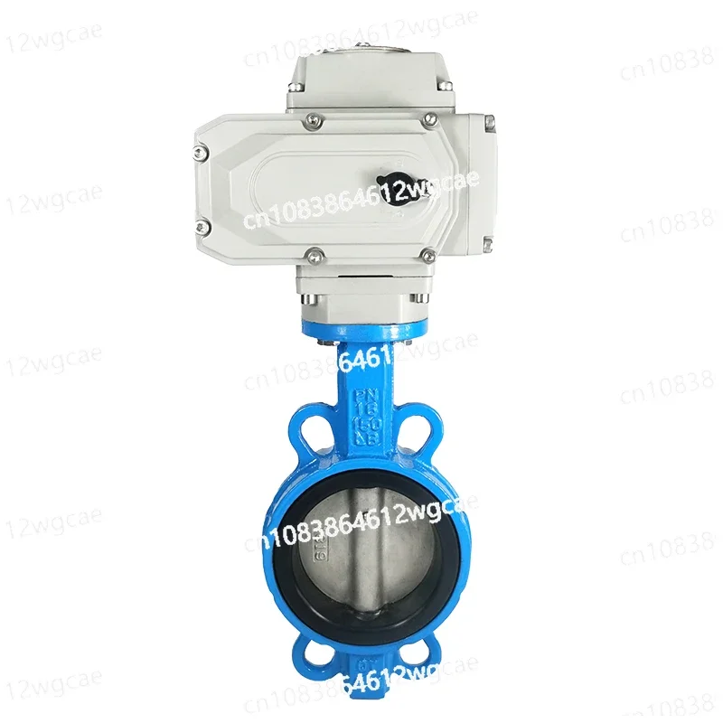 1.6 Mpa Stainless Steel Electric Butterfly Valve D971X-16Q Wafer Valve Stainless Steel DN50 65 80 100 150 200 300