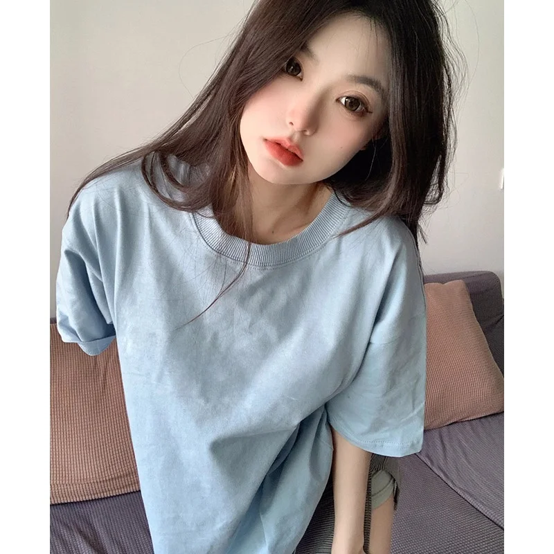 european-high-end-women's-summer-2025-loose-ort-sve-t-irt-letter-stamp-design-sensation-faion-top