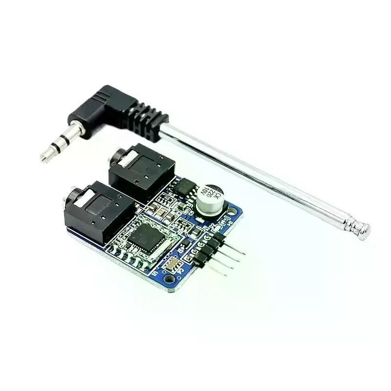 Radio Station TEA5767 FM Stereo Radio Module For 76-108MHZ With Free Cable Antenna