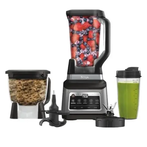 Ninja Professional Plus Kitchen Blender System with Auto-iQ 1400-Peak-Watt Power for Total Crushing 72 oz Pitcher 64 oz Process