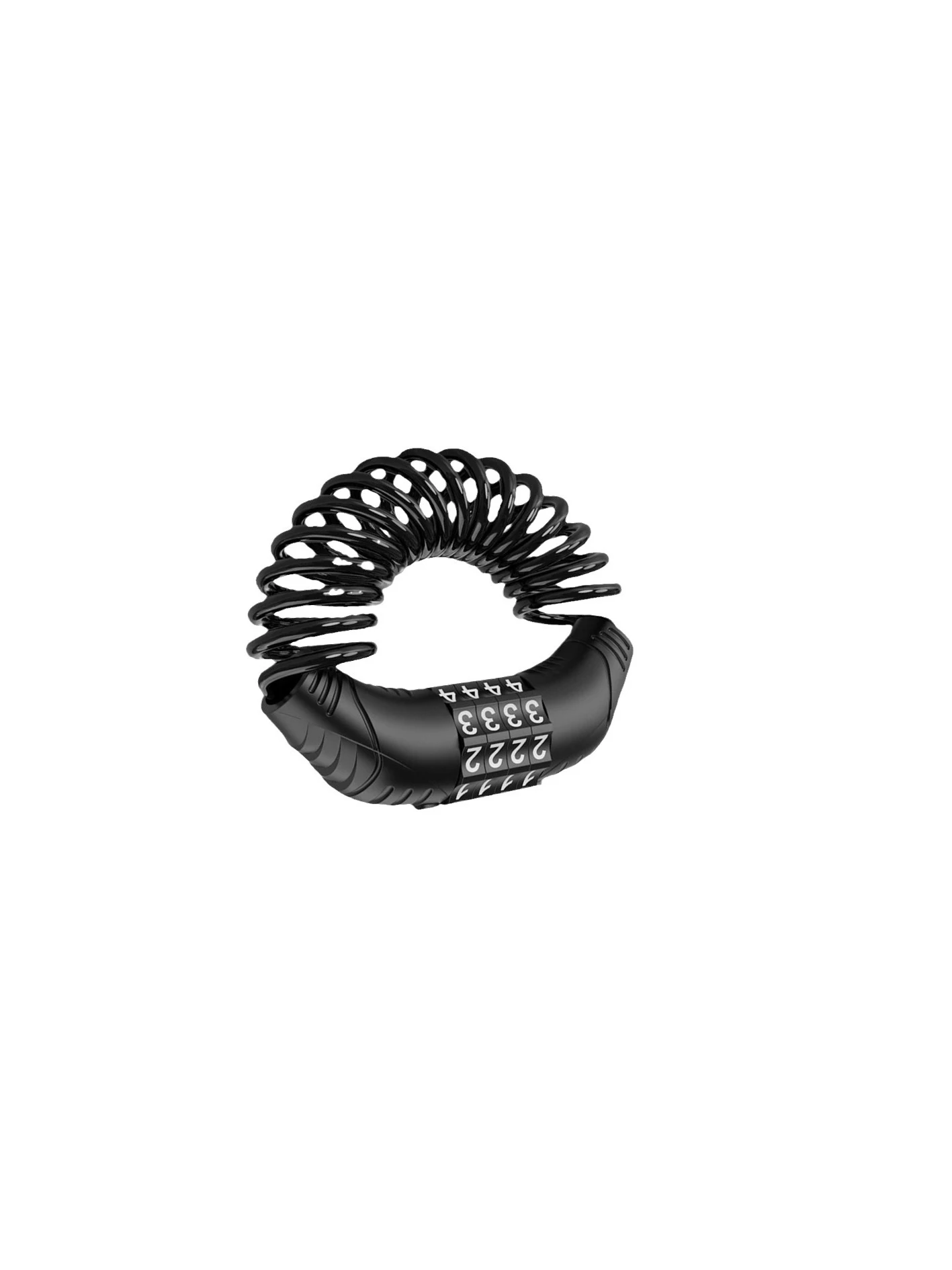 AliExpress NONE Durable Classic Helmet Lock Chain 4 Digit Password Combination Portable Bike Motorcycle Anti-theft Cable Lock Stitch Motor Part
