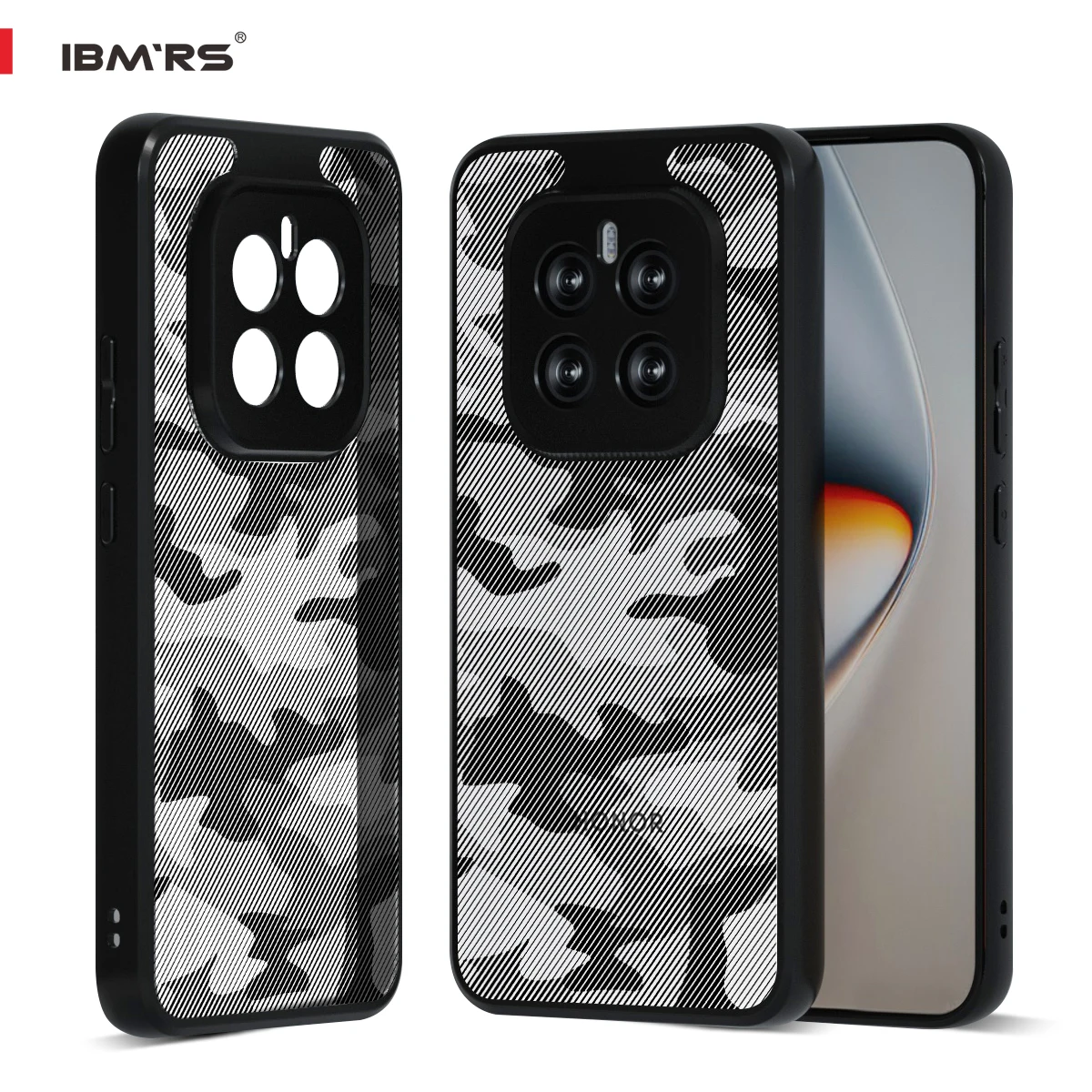 

IBMRS Camo Shockproof Case for Honor GT Pro Soft Silicone Back Cover