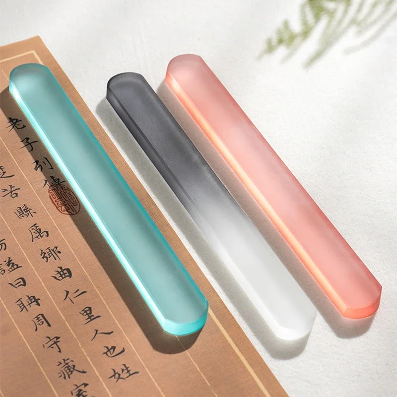 

Chinese Calligraphy Glaze Paperweight Brush Rest Chinese Painting Writing Paper Calligraphy Supplies Desk Decor Tool Home Office