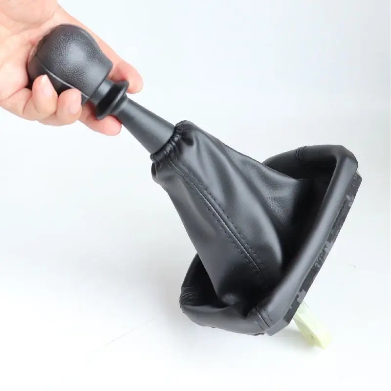 Remplacement manuel de pommeau de levier de vitesse de voiture à 5 vitesses pour Opel CORSA C accessoires de levier de guêtre en cuir automatique personnalisés