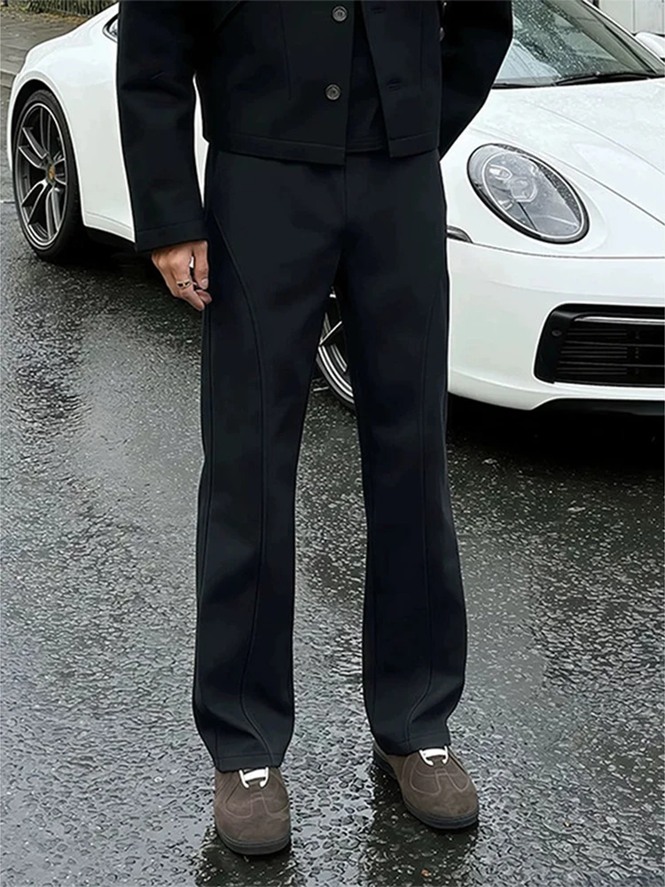 

Мужские спортивные брюки Cleanfit Bla с прямым кроем и эффектом удлинения ног, весенние, повседневные, с низкой посадкой