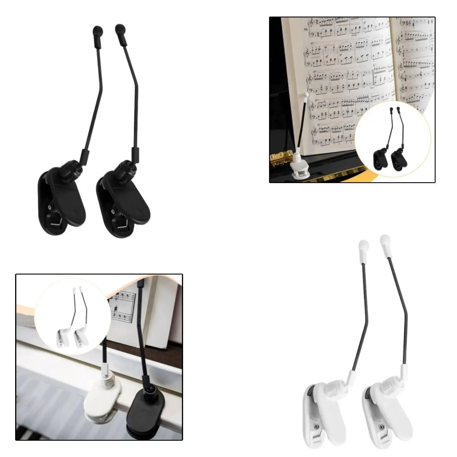 Lightweight Adjustment Keyboard Binder Secure Piano Music Book Clip Sheet Music Pedal for Performance