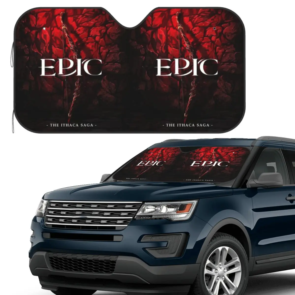 

Epic The Musical The Ithaca Saga Sunshade Windscreen Car Front Windshield Window Sun Visor Accessories Covers