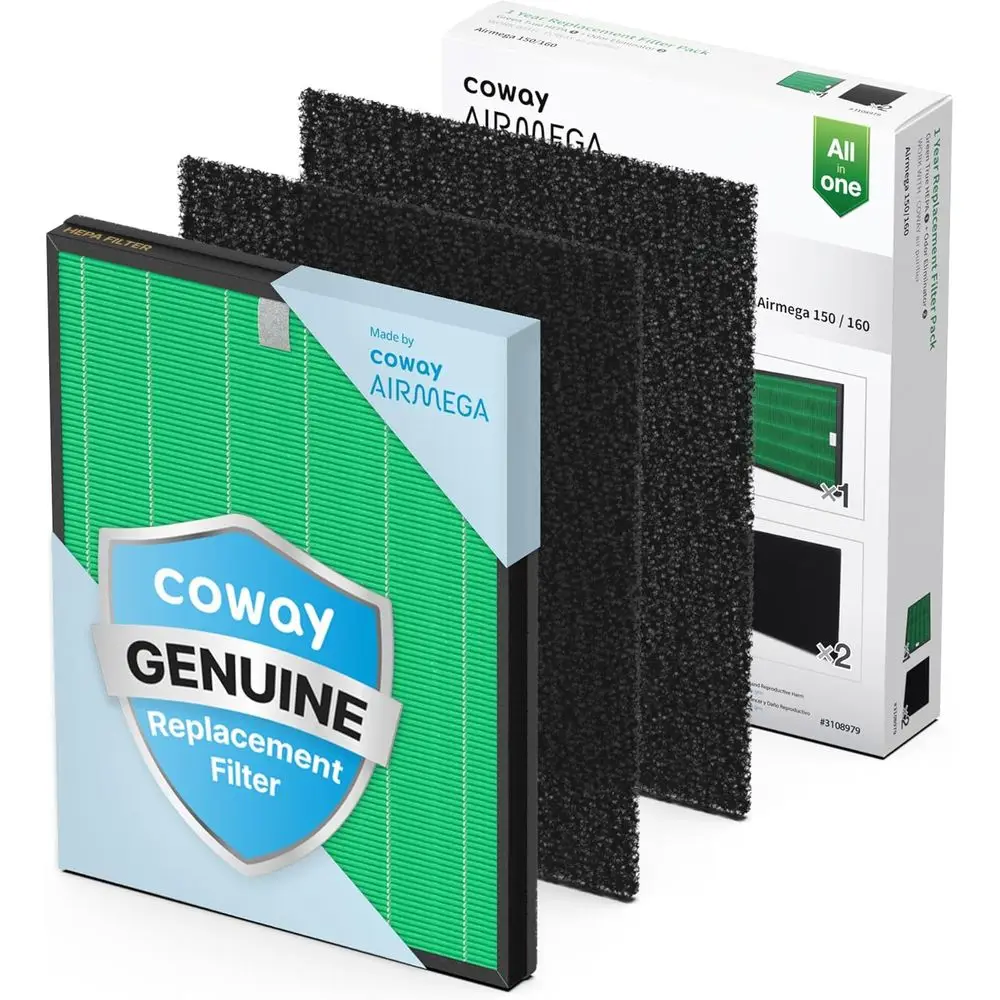 

Premium Air Purifier Replacement Filter Set with HEPA and Activated Carbon, AP-1019C-P