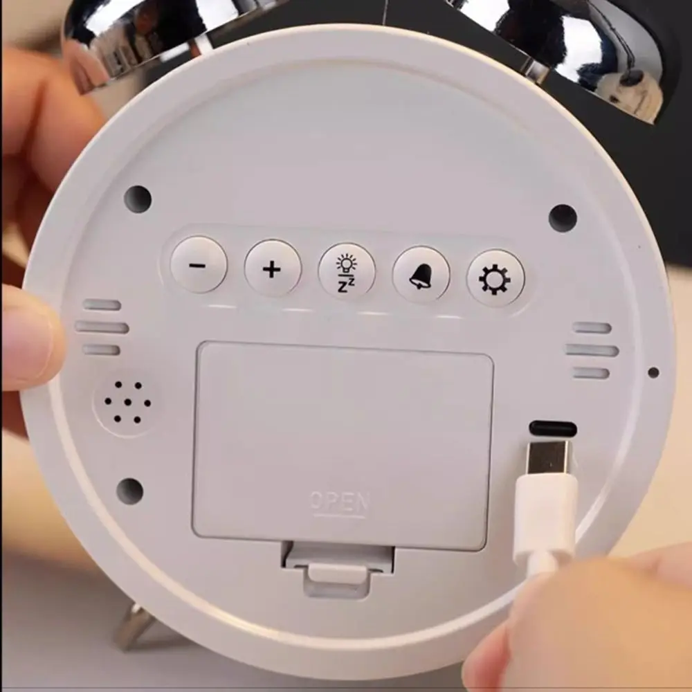 Электронные LED-часы Extra Gran с звуком, многофункциональные, с простым цифровым дисплеем, бесшумные, с ночником