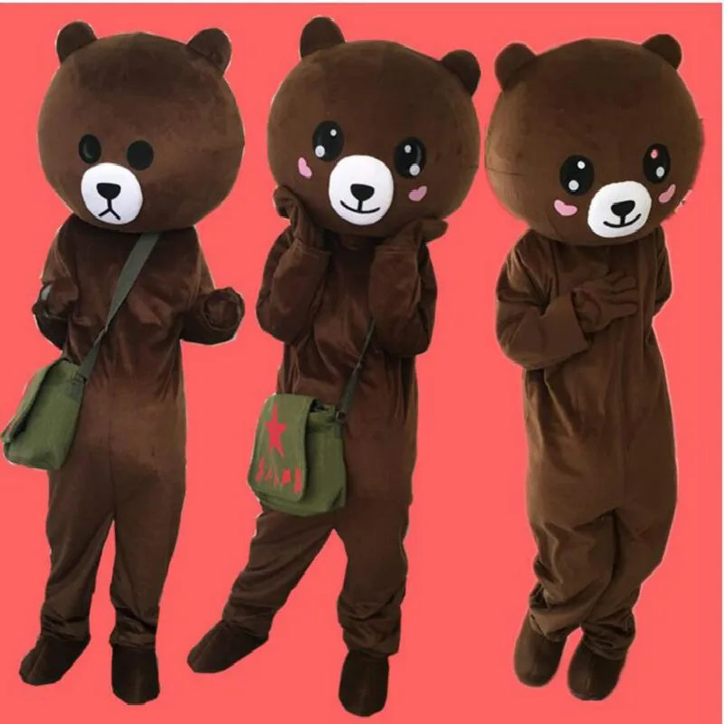 Teddy Bear Mascot Costume Suit Adult Cosplay Halloween Funny Party Game Dress Outfits Clothing Advertising Carnival Xmas Easter