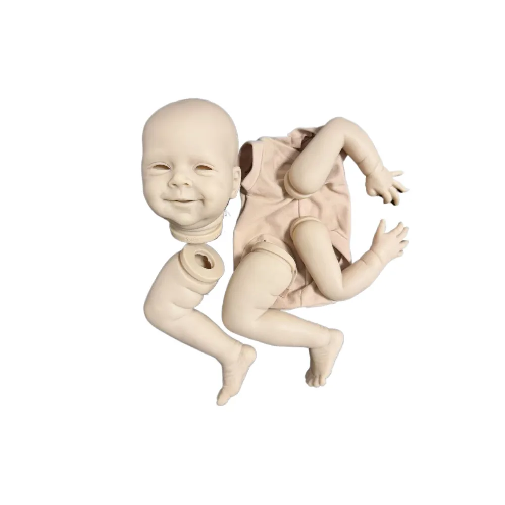 

18inch Reborn Doll kit Sebastian Fresh Color Doll Parts with Cloth Body and Eyes kit reborn sin pintar