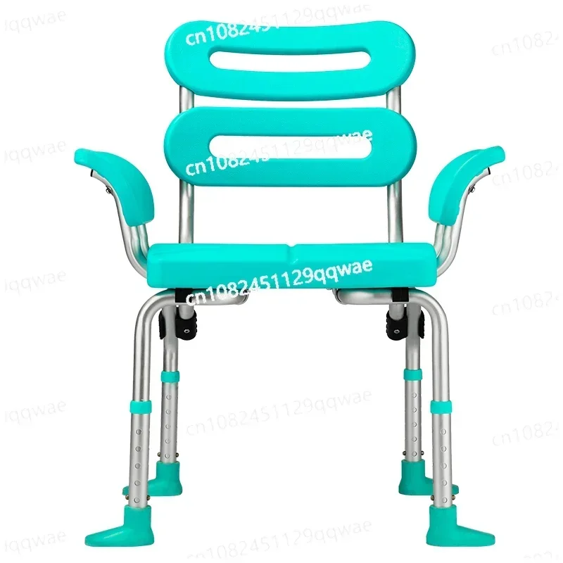 Non-Slip Bath Chair for The Elderly, Wide Toilet Stool, Patient Flushing Chair, Anti-Rollover, Bathroom